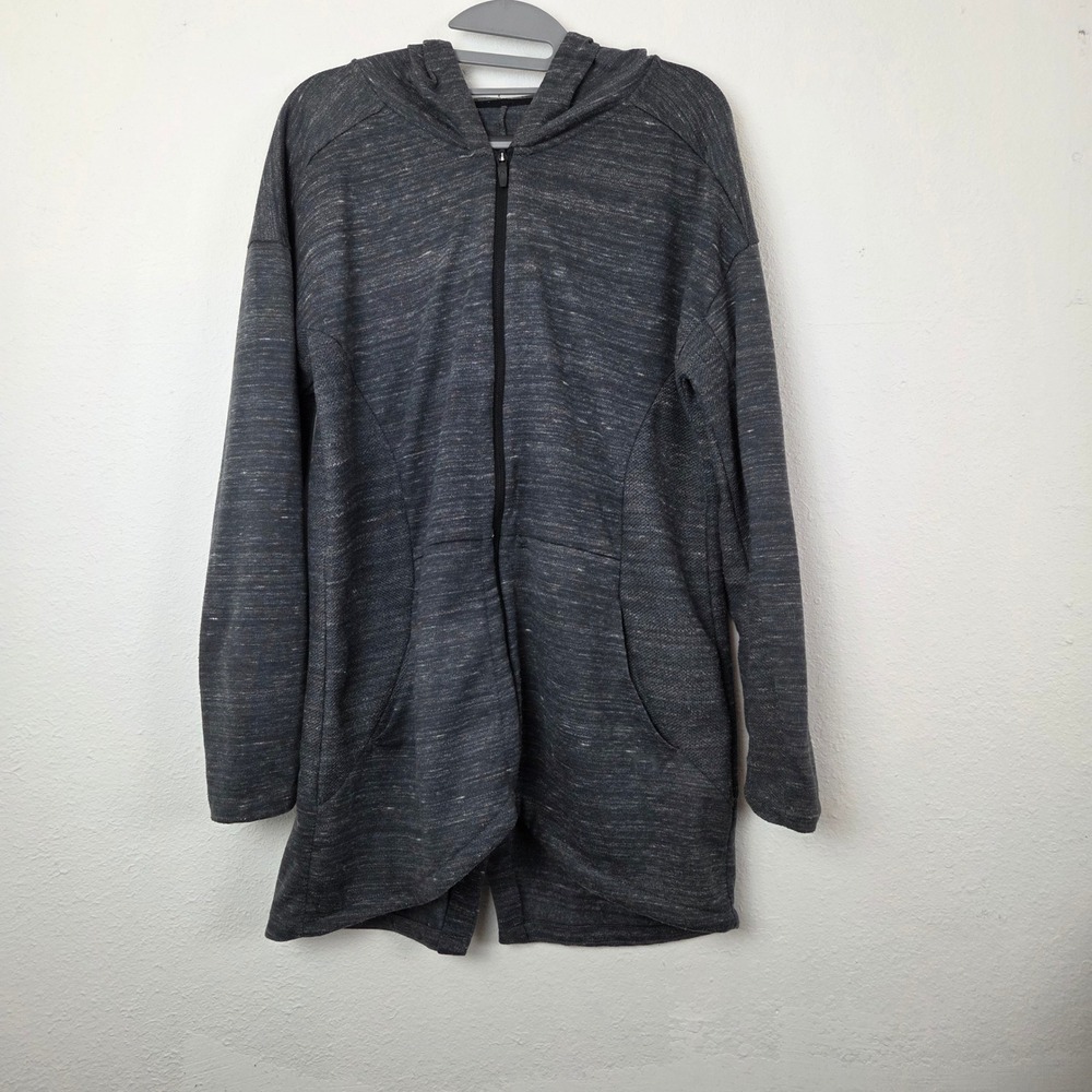 OGIO Men Gray Space Dye Full Zip Hoodie Athletic Jacket Large L